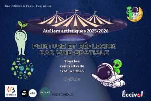 Visuel Atelier Extraterrestre 1h30 tous les vendredis 2025/2026