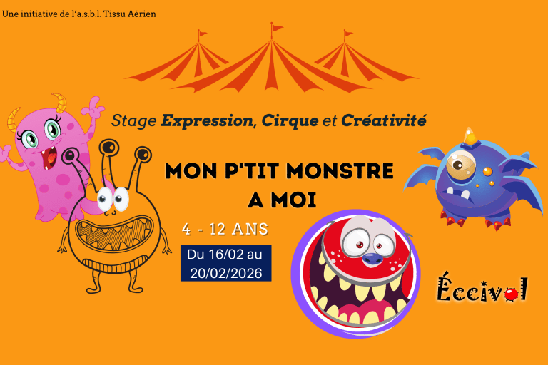 Stage Mon Petit Monstre à Moi Stage Mon Petit Monstre à Moi